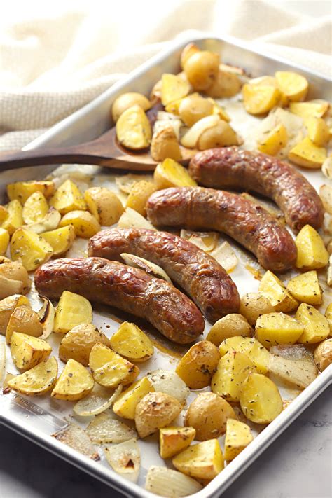 Sausage And Potatoes Sheet Pan Recipe at Louise Vito blog
