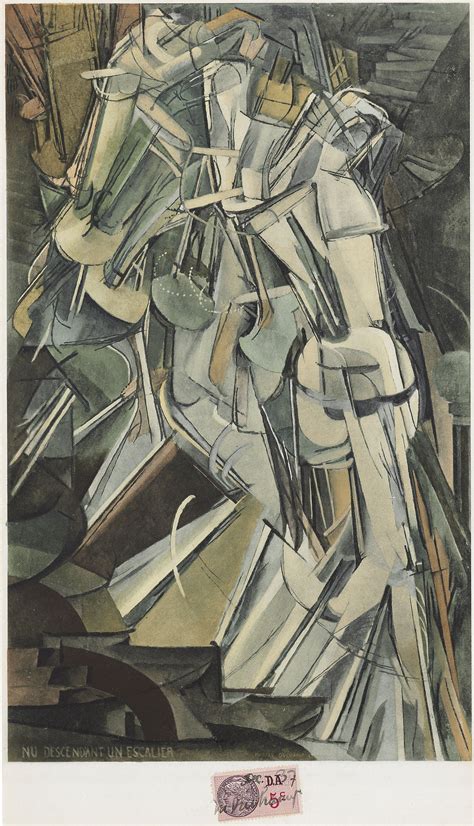 MARCEL DUCHAMP (1887-1968) , Nude Descending a Staircase, No. 2 ...