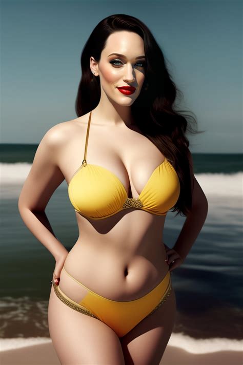 Kat Dennings in Bikini by HighRiseMedia on DeviantArt