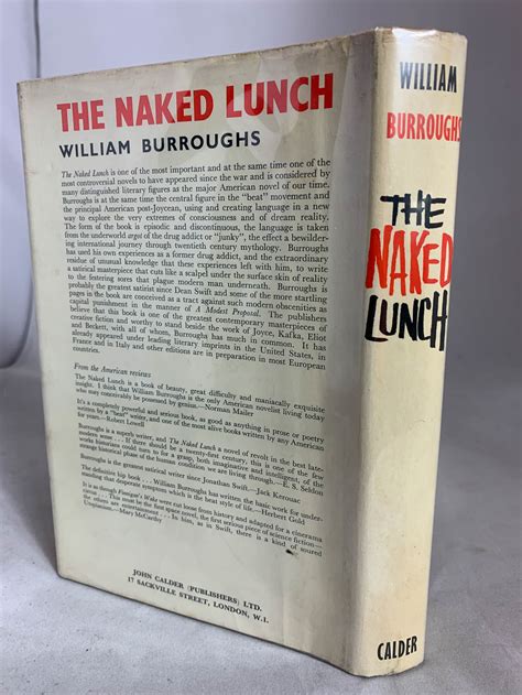 William S. Burroughs, The Naked Lunch, first UK edition, 1964