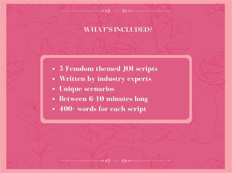 Femdom JOI Scripts | Onlyfans JOI Scripts | Adult Scripts | Onlyfans ...