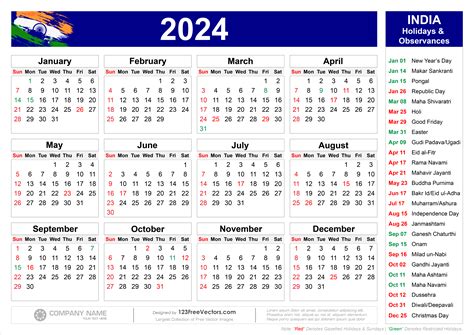 Printable Indian Calendar 2025 Download