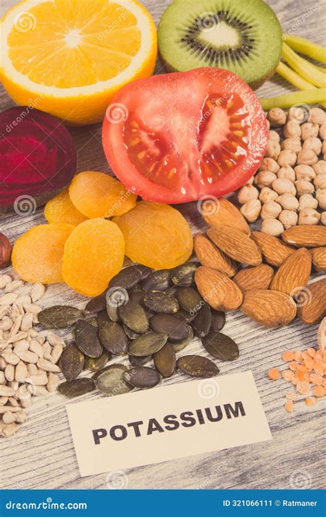 Healthy Eating As Source Natural Potassium, Vitamin K, Minerals and ...