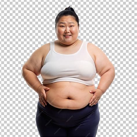 Premium PSD | Fat asian woman