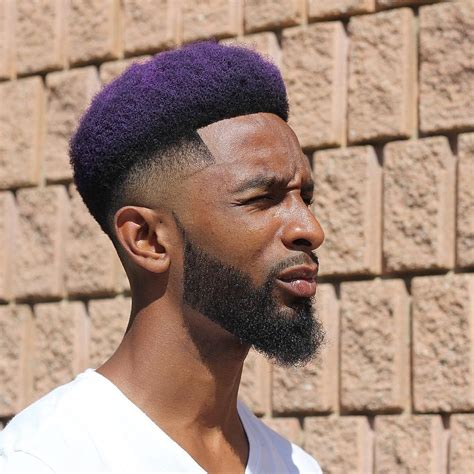 Pin by nev on Hair | Black men haircuts, Men purple hair, Boys colored hair