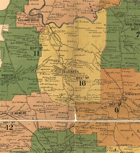 Map of Marshall County Tennessee 1899 Geological Map - Etsy