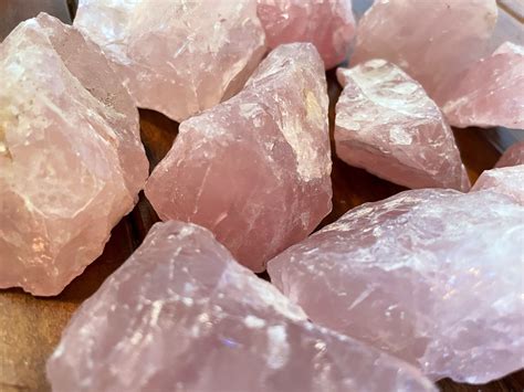 Raw Rose Quartz Crystal / Authentic Rose Quartz / Natural | Etsy