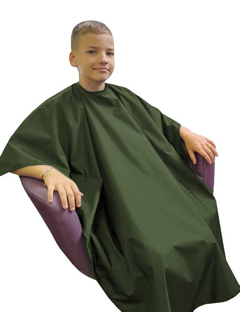 Nibano Hair Salon Cape for Kids Vintage Green available in 36 Colours