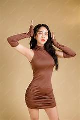 Premium Photo | Young fashionable asian woman have perfect body and ...