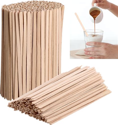 Amazon.com: 1000 Count Wooden Coffee Stir Sticks, Bulk Wood Stirrers ...