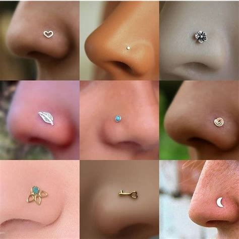 Different Types Of Stud Nose Rings at Edward Schell blog
