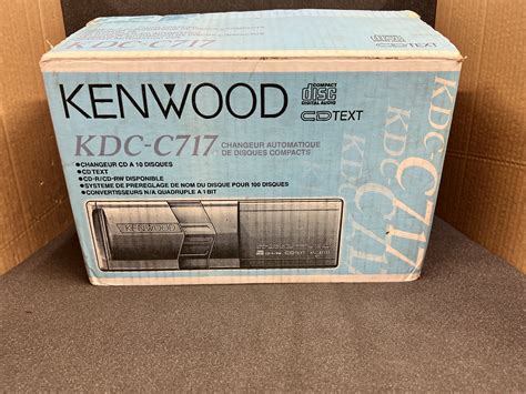 Kenwood Kdc-C717 Car Radio Stereo 10 Disc Plug In Add On Cd Changer ...