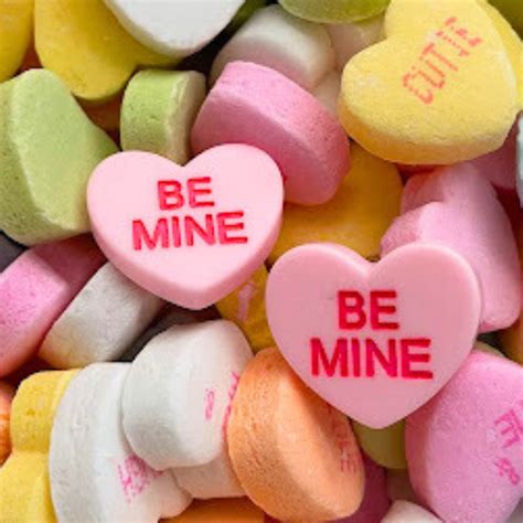Be Mine! Candy Heart Studs for Valentine's Day | Heart candy ...