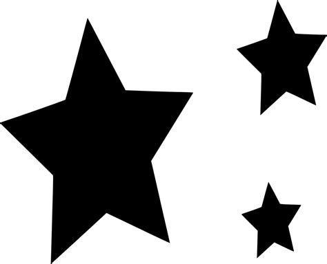Vector silhouette of star on white background 23346369 Vector Art at Vecteezy