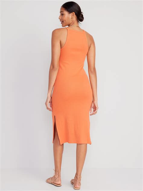 Sleeveless Rib Knit Dress at Scott Fleming blog