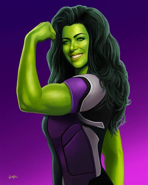 She-Hulk by smlshin on DeviantArt