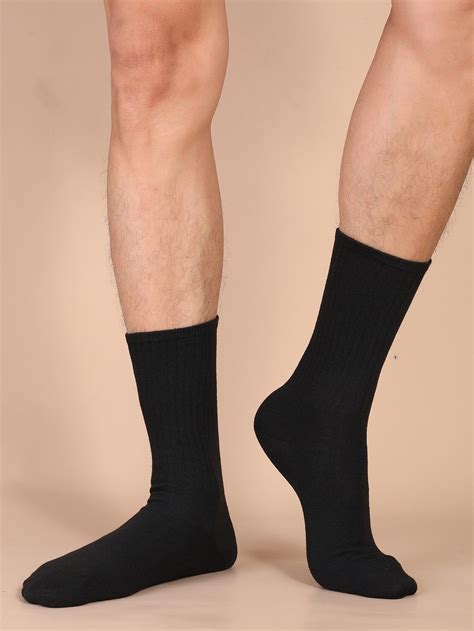 Men Solid Crew Socks | Socks, Mens socks, Socks world