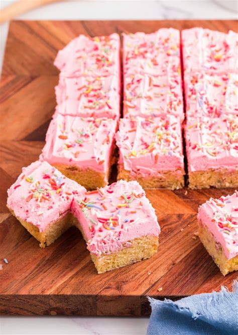 Frosted Sugar Cookie Bars are a Classic Treat - Out of This World Desserts