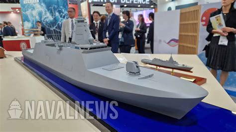 Japan's MHI shows 'New FFM' Frigate at Indopacific 2023