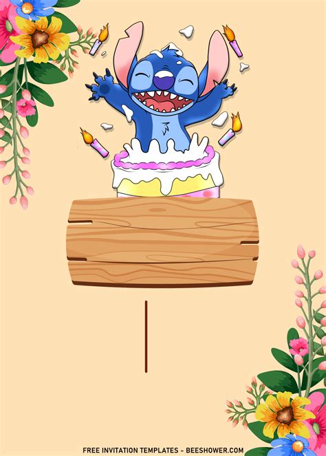10 happy summer bash lilo stitch birthday invitation templates – Artofit