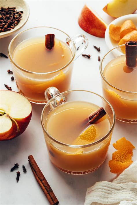 Hot Spiced Apple Cider (No Added Sugar) - Minimalist Baker Recipes