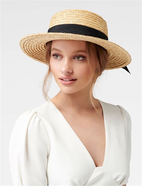 Grace Straw Boater Hat - Women's Fashion | Forever New