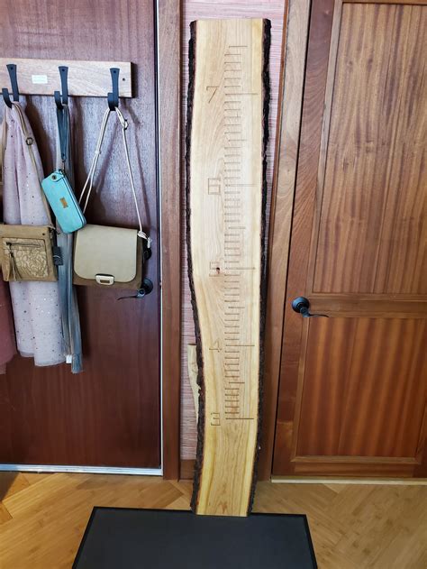Live Edge Wall Mount Height Chart | Smokeshire Design