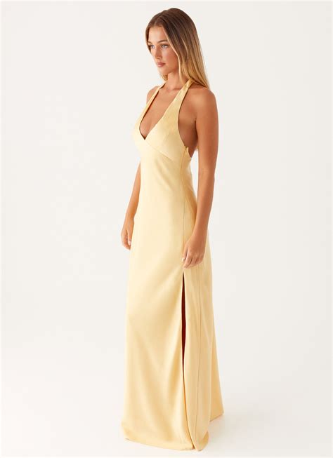 Angie Maxi Dress - Yellow – Peppermayo US