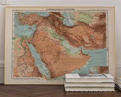 Map Of Middle East From 1940