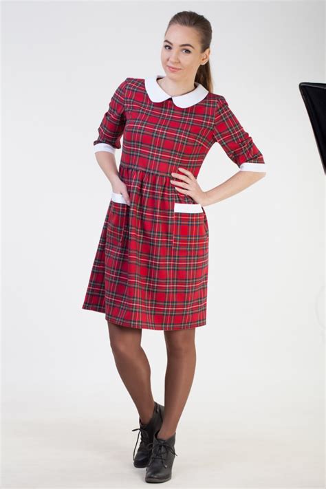 Womens Plaid Dress