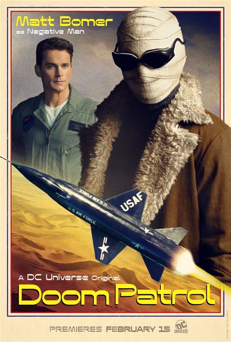 Doom Patrol - Matt Bomer as Negative Man | Doom patrol, Dc universe, Doom