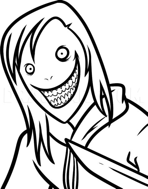 How To Draw Jeff The Killer, Drawing, Step by Step, by Dawn - DragoArt