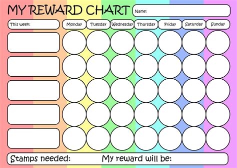 Free Reward Chart Stickers: Printable Fun! - Printables for Everyone