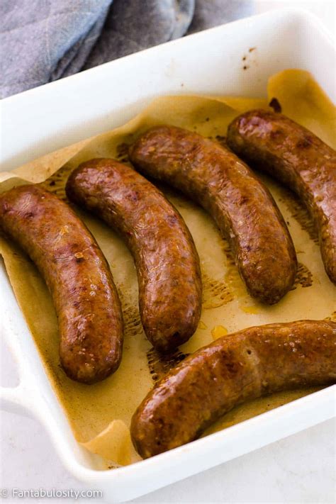 How to Cook Italian Sausages in the Oven - Fantabulosity