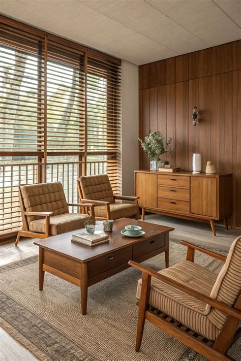 21+ Stylish Mid-Century Modern Window Treatments
