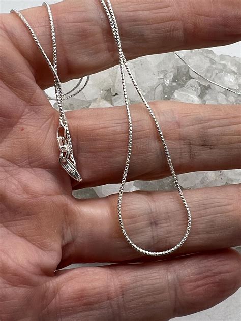 NEW* Italian Sterling Silver Diamond Cut Snake Chain-upgrade-18" or 20 ...