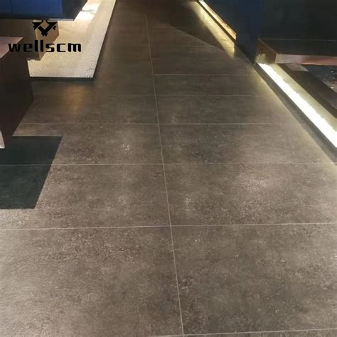 Homogeneous Light Grey Glazed Rustic Porcelain Tile Matte Finish Gray ...