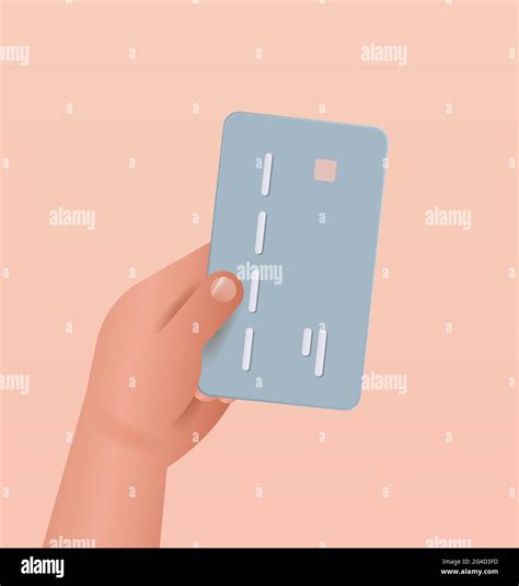 hand holding debit or credit card service for secure electronic ...