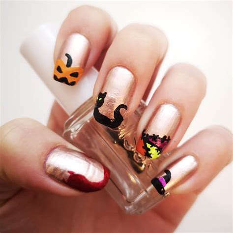 Halloween French Tip Nail Designs at Michael Siddons blog