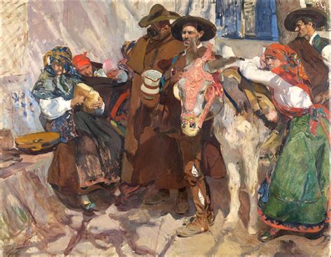 Solve Joaquín Sorolla y Bastida (Spanish, 1863-1923), Peasants from ...