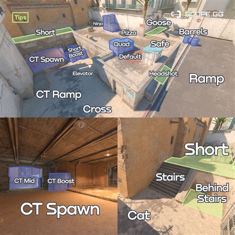 All CS2 Map Callouts - Ancient, Mirage, Anubis, Nuke, Overpass, Vertigo ...