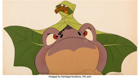 The Land Before Time Petrie and Little Foot Production Cel Setup | Lot ...