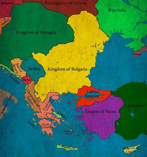 Bulgaria under king Kaloioan, circa 1207 AD | Cartography map, Historical maps, Europe map