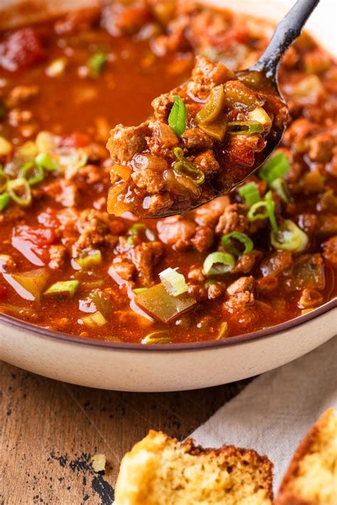 Healthier Slow Cooker Turkey Chili (No Beans) - The Travel Palate