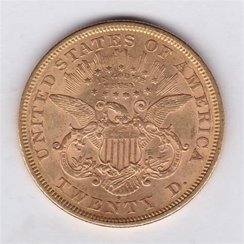 1875 S USA Twenty Dollars Gold Coin | Dorset Coin Company
