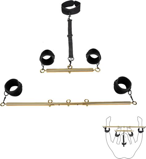 Amazon.com: Spreader Bar Sex Toys 2 Pieces Restraints with Wrist Ankle ...