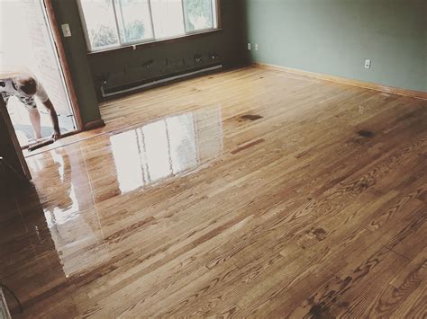 Refinished Natural Hardwood Floors - No Stain, Just Sealed