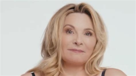 SATC alum Kim Cattrall, 67, shows off her incredible curves in black Skims lingerie for cheeky ...