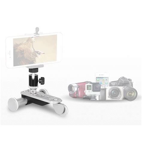 Dolly Motorizzato Per Fotocamera - Slider Per Time-lapse E Video, Carico 8 Kg, Velocità Regolabile, Compatto