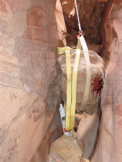 Aron Ralston Real Footage In Blue John Canyon